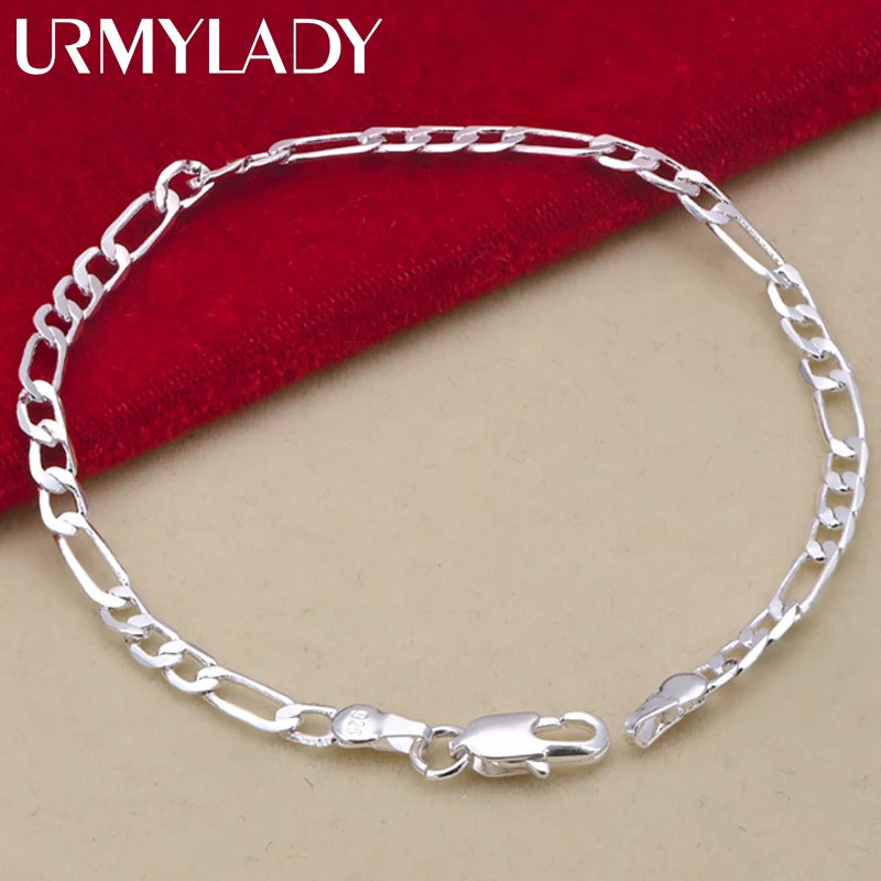 Conjunto de colar e pulsante em prata, Women Bracelet Necklace, elegante e moderno, ideal para várias ocasiões.