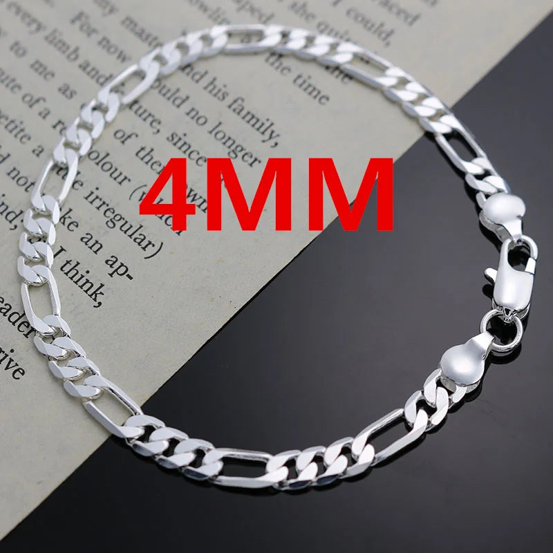 Conjunto de colar e pulsante em prata, Women Bracelet Necklace, elegante e moderno, ideal para várias ocasiões.